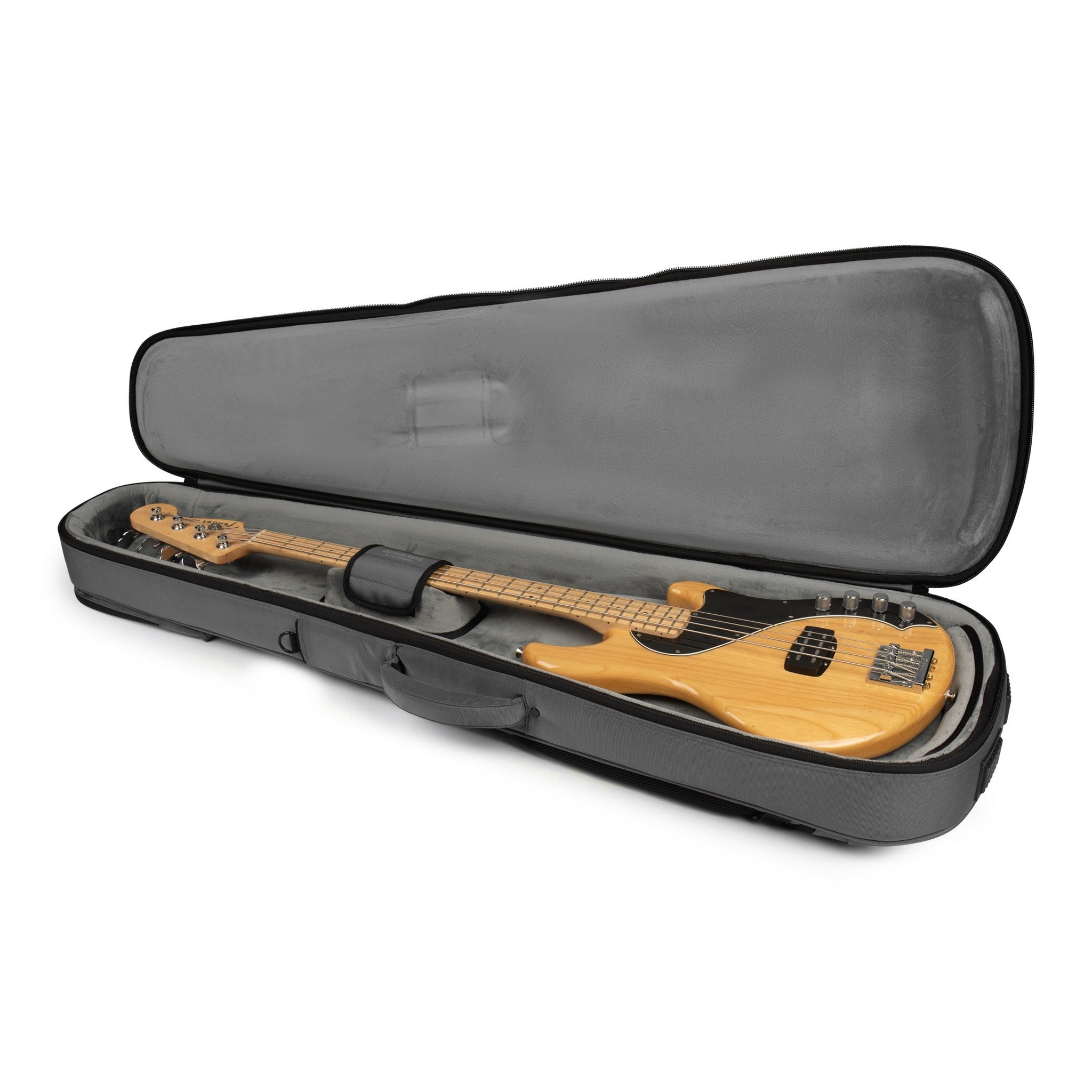 Gator G-ICONBASS-GRY ICON Series Gig Bag for Electric Bass Guitars, Grey