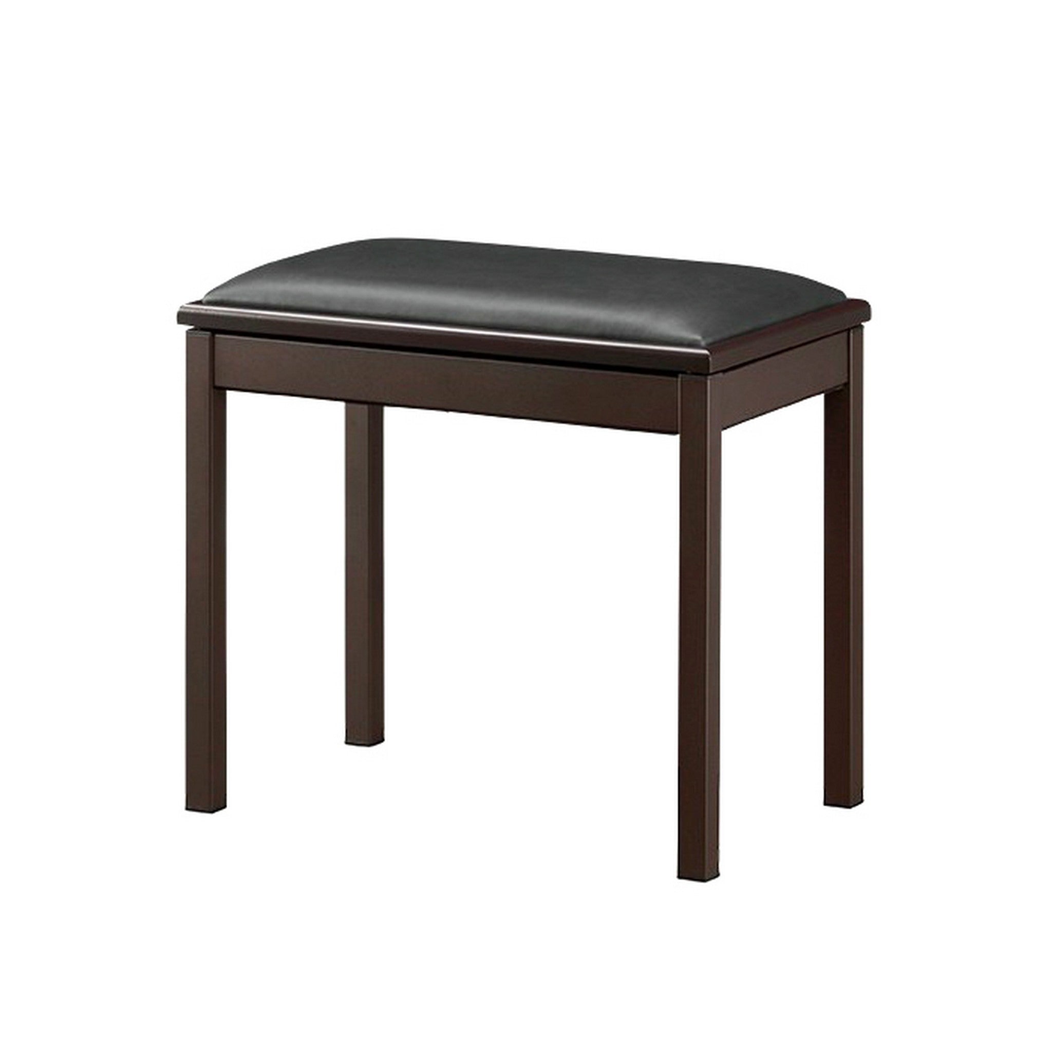 Kawai WB-152 Rosewood Padded Bench with Sturdy Wooden Frame Seat